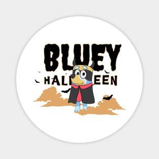 Bluey halloween scary spooky funny halloween Magnet